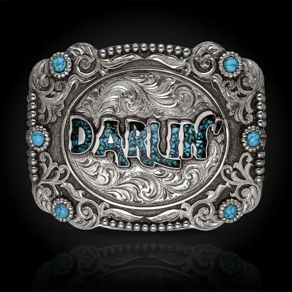 Darlin Turquoise Belt Buckle (In Stock)